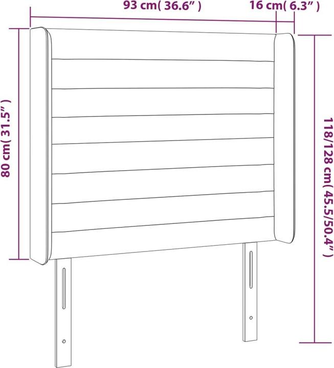 Immagine prodotto VidaXL Nathanael (93 x 16 x 128 cm)