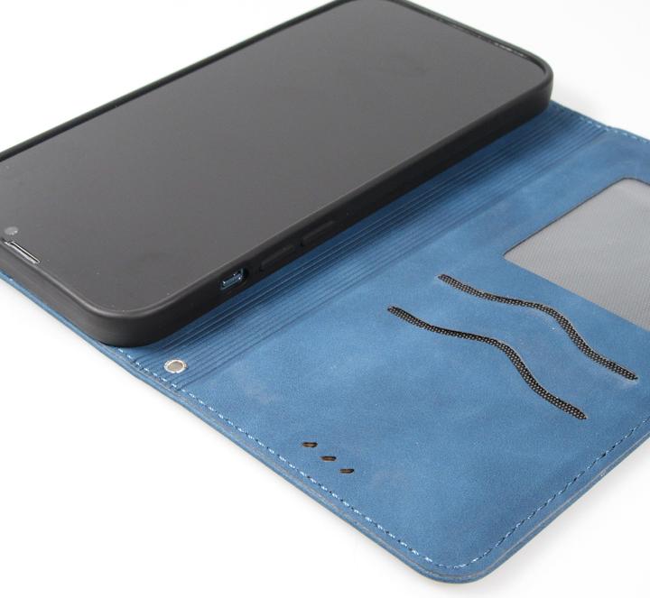Produktbild PhoneLook Leder Tasche Flip Wallet vintage mit Magnetverschluss und Kartenhalter (Apple iPhone 14)