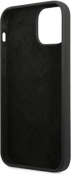 Immagine prodotto Guess GUHCP13SSLTGK iPhone 13 Mini 5,4" Nero / Nero Triangolo solido in silicone (Apple iPhone 13 mini)