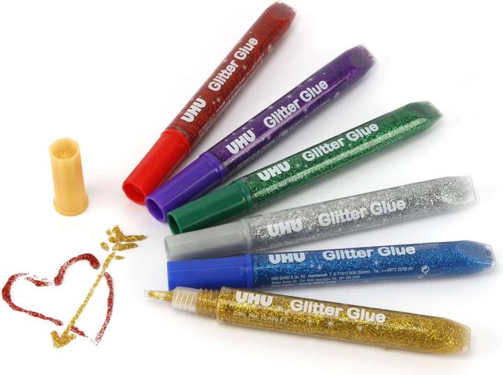 Immagine prodotto UHU Bastoncini di colla glitterati originali (100 g, 10 ml)