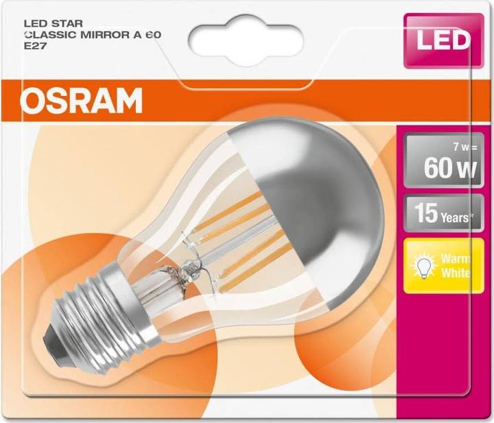 Actual product image Osram Star Classic A (E27, 6.50 W, 650 lm, 1 x, F)