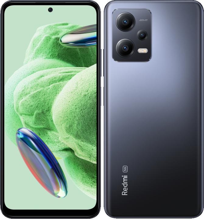 Xiaomi Redmi Note 12 5G (128 GB, Onyx Gray, 6.65", Hybrid Dual SIM, 0.00 Mpx, 5G)