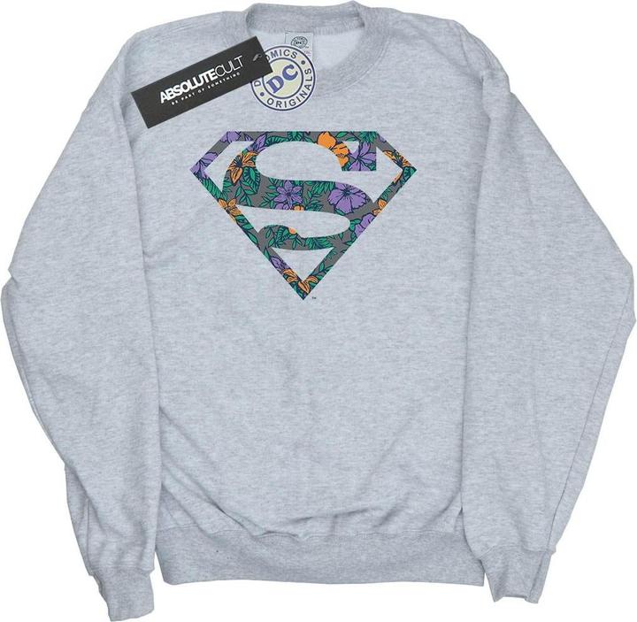 Superman Floral Logo 1 Sweatshirt