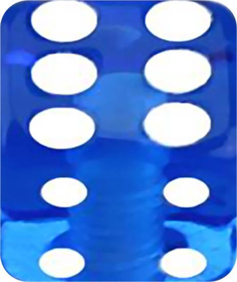 Image du produit Star Piercing Cube bleu foncé transparent (Acrylique)