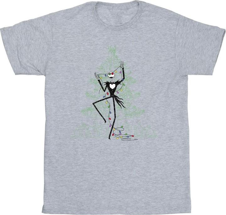 Disney The Nightmare Before Christmas Tree Green TShirt (3XL)