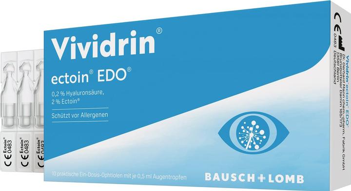 Produktbild Bausch + Lomb ectoin EDO Gtt Opht (5 ml, Vividrin ectoin EDO Gtt Opht)