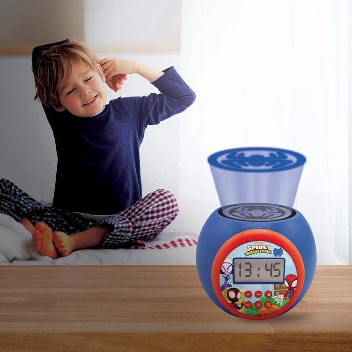 Produktbild Lexibook Spidey & Friends Projektionswecker mit LED Farbwechsel und Timer-Funktion