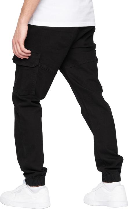 Actual product image Crosshatch Mens Malimore Cuffed Ankle Cargo Jeans (36)