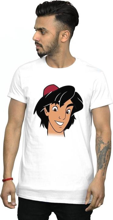 Actual product image Disney Mens Aladdin Headshot T-Shirt (4XL)