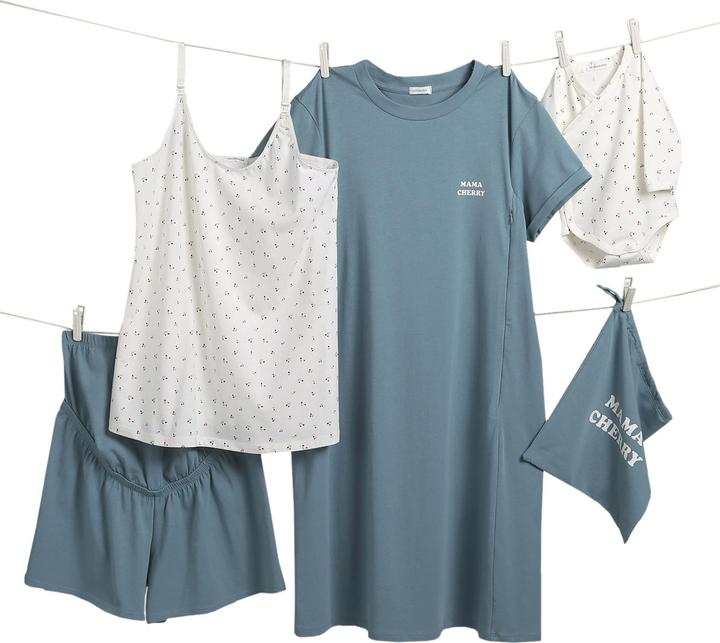 Actual product image Vertbaudet Geschenk-Set für Mama & Baby: Loungewear & Body im Stoffbeutel (40)