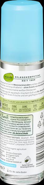 Actual product image dm alverde Deodorant Sprayer Water Mint Sea Minerals (Spray)