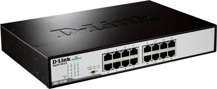 Actual product image D-Link DGS 1016D - Switch (16 Ports)
