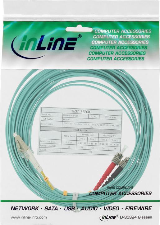 Produktbild InLine LWL Duplex Kabel (CAT7, 0.50 m)