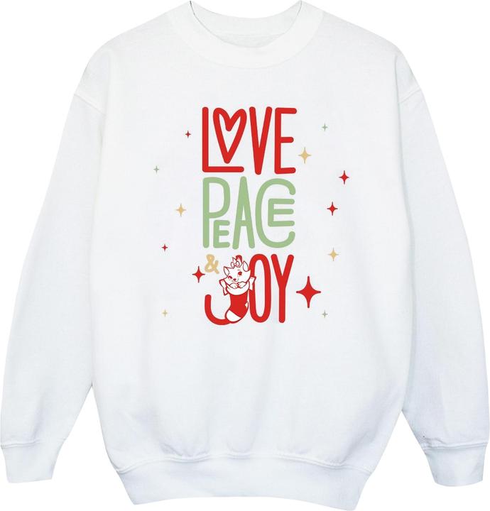 Disney The Aristocats Marie Love Peace Joy Sweatshirt Mädchen