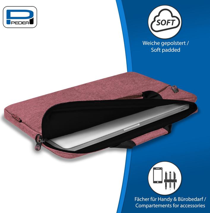 Produktbild Pedea Laptoptasche 15,6 Zoll (39,6cm) FASHION Notebook Umhängetasche mit Schultergurt (15.60", Universal)