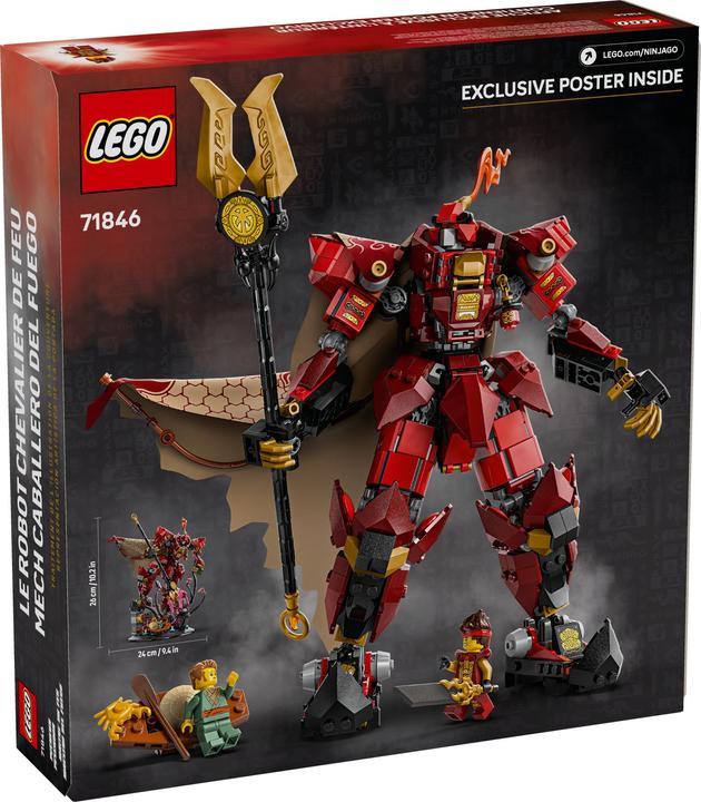 Actual product image LEGO 71846 Der Feuerritter-Mech (71846, LEGO Ninjago)