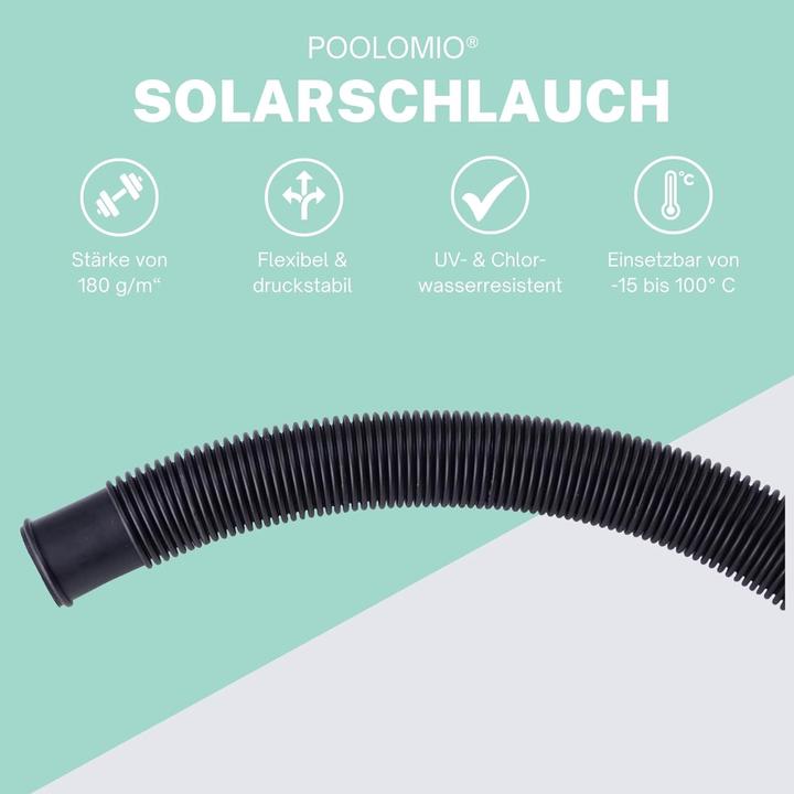 Produktbild Poolomio Solarschlauch 50 m Rolle (32 mm)