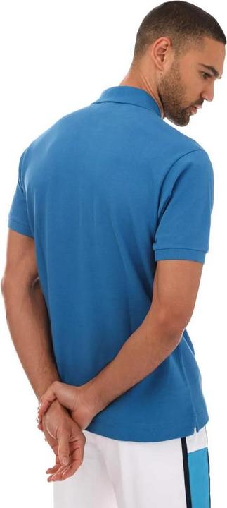 Actual product image Lacoste Mens Ribbed Collar Short-Sleeved Polo Shirt (XS)