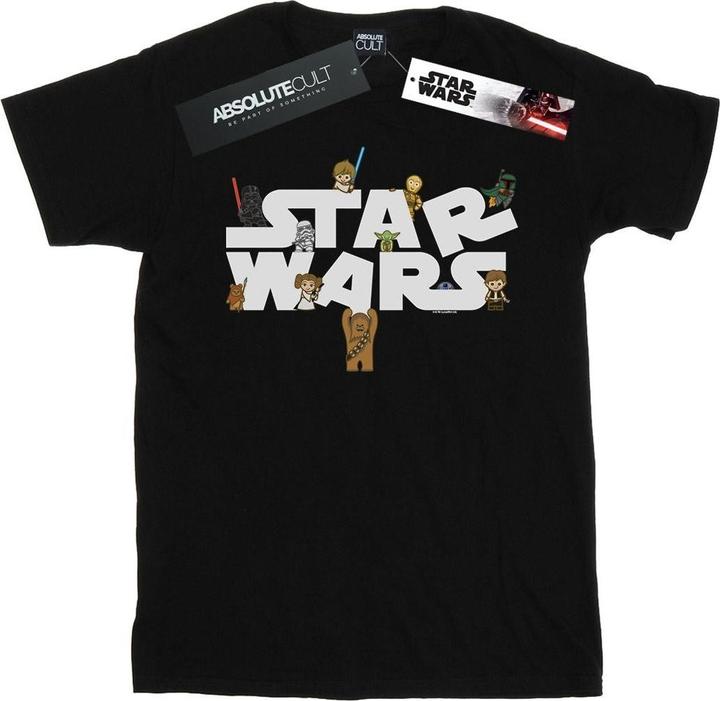 Image du produit Star Wars - T-shirt KIDDIE LOGO - Fille (152, 158)