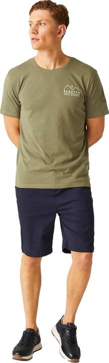 Actual product image Regatta Mens Cline VIII Tree Back Print T-Shirt (XXL)