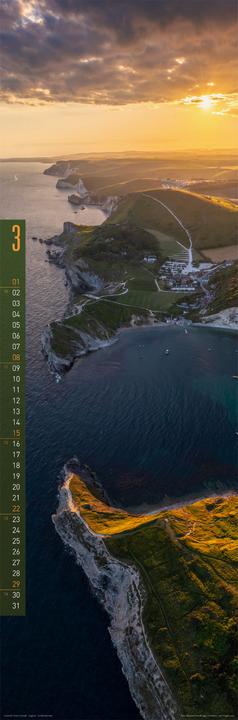 Actual product image Terra Kalender 2026 (33 x 100 cm, Hardcover, English, Spanish, French, German)