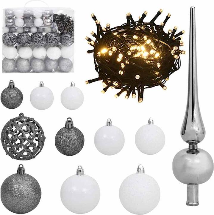 Produktbild VidaXL Weihnachtsbaum Klappbar LED Beleuchtet Christbaum Tannenbaum Deko 300cm (300 cm)
