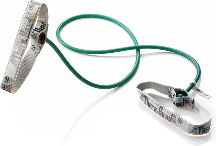 Produktbild TheraBand Bodytrainer Tubing mit Schaumstoff-Griffen (1.40 m, Stark)