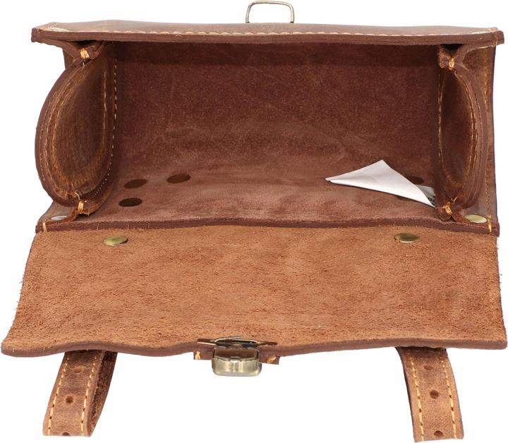 Actual product image Greenburry Vintage Original leather pannier 17 cm (1 l, Handlebar bag)