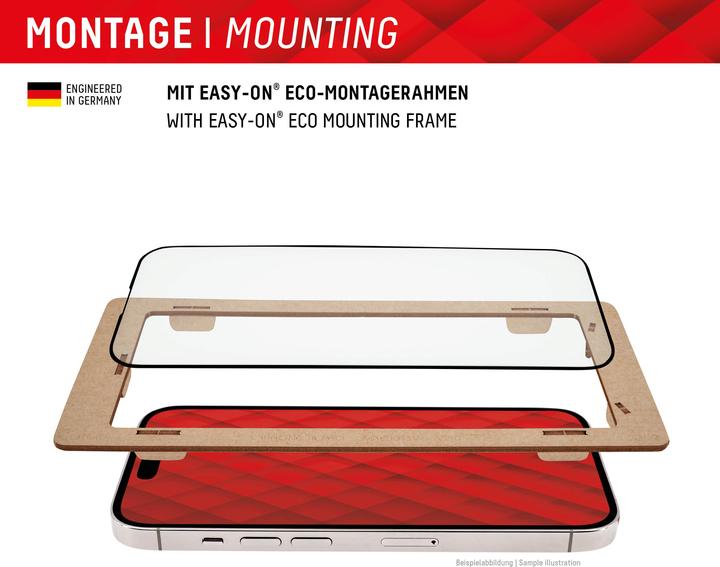 Actual product image Displex Real Glass, Full Cover Panzerglas (1 Piece, Samsung Galaxy A35, Samsung Galaxy A55)