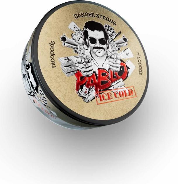 Actual product image Pablo Ice Cold 16g (Nicotine Pouches, 24 mg)
