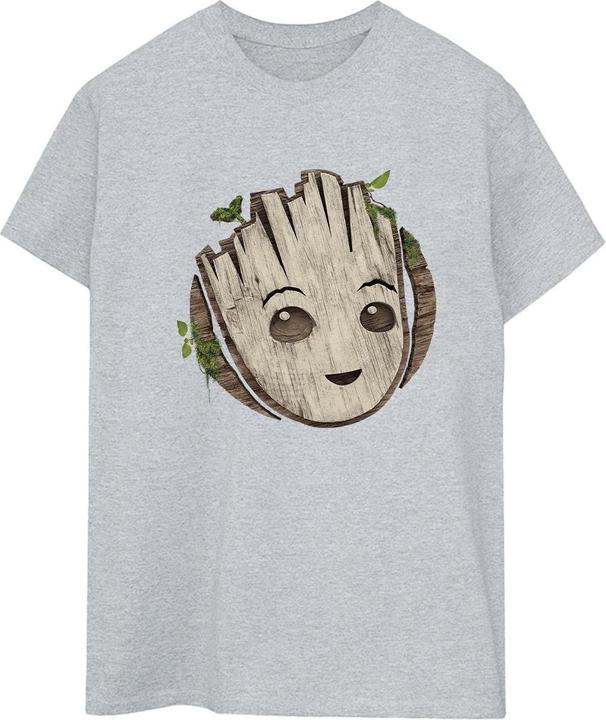 Produktbild I Am Groot Wooden Head TShirt (S)