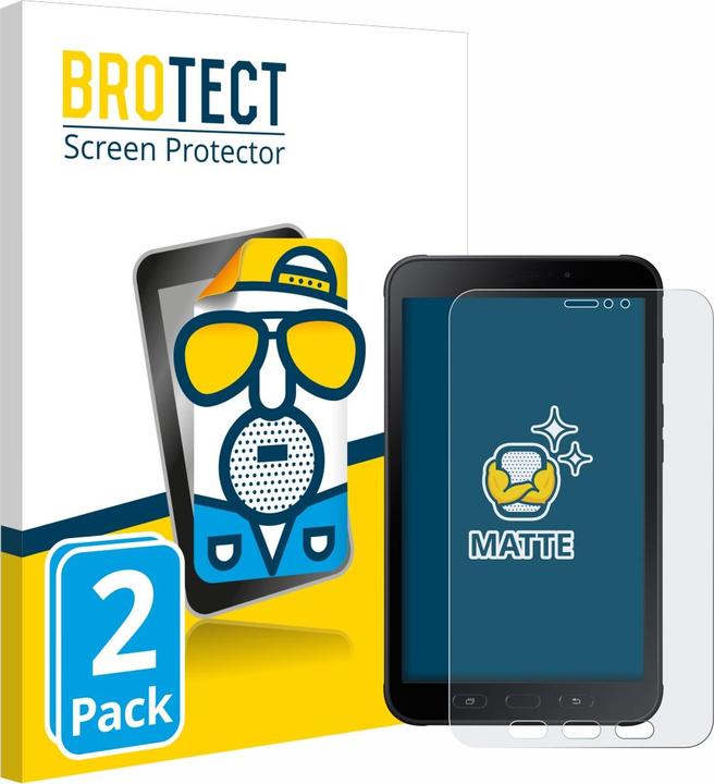 Image du produit BROTECT Film de protection antireflet Protection d'écran mat (2 pièce(s), Onglet Galaxy Actif 2)