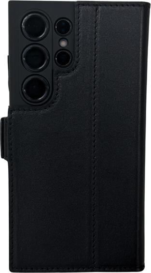 Actual product image Mike Galeli Book cover genuine leather Fabio black (Samsung Galaxy S24 Ultra)