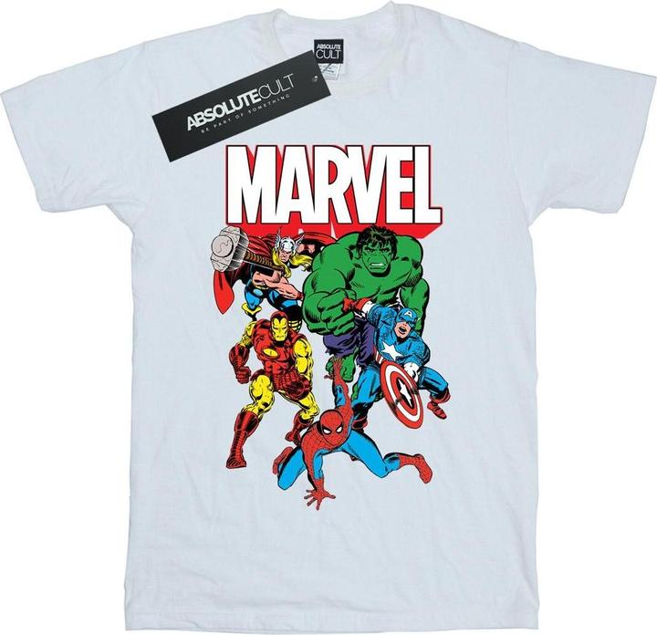 Actual product image Girls Hero Group Cotton T-Shirt (128)