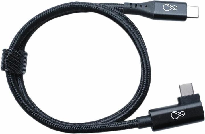 Actual product image Bachmann Ochno USB-C cable angled 0.7m black (0.70 m, USB 3.2 Gen 2)