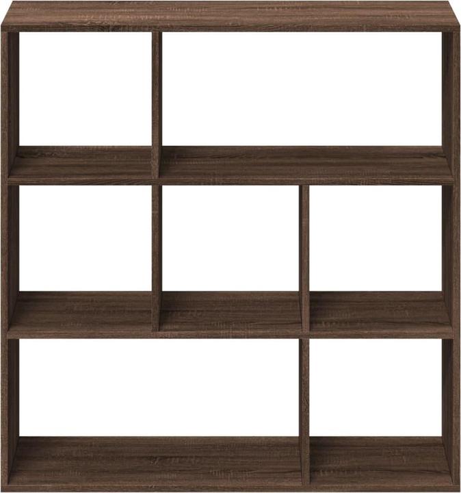 Image du produit VidaXL Bibliothèque Séparation de pièce Étagère murale Étagère sur pied Étagère brune imitation chêne