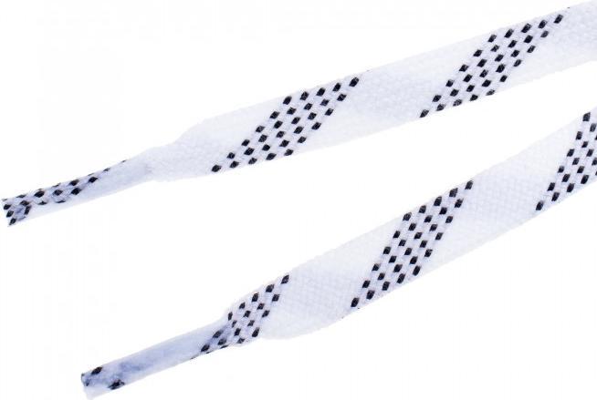 Actual product image CCM Proline Team Wax Hockey Laces (White, 96"/244cm) (244 cm)
