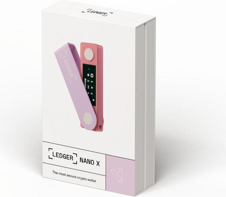Actual product image Ledger Nano X - Pastel Pink (Bitcoin, Ethereum Classic, Others)