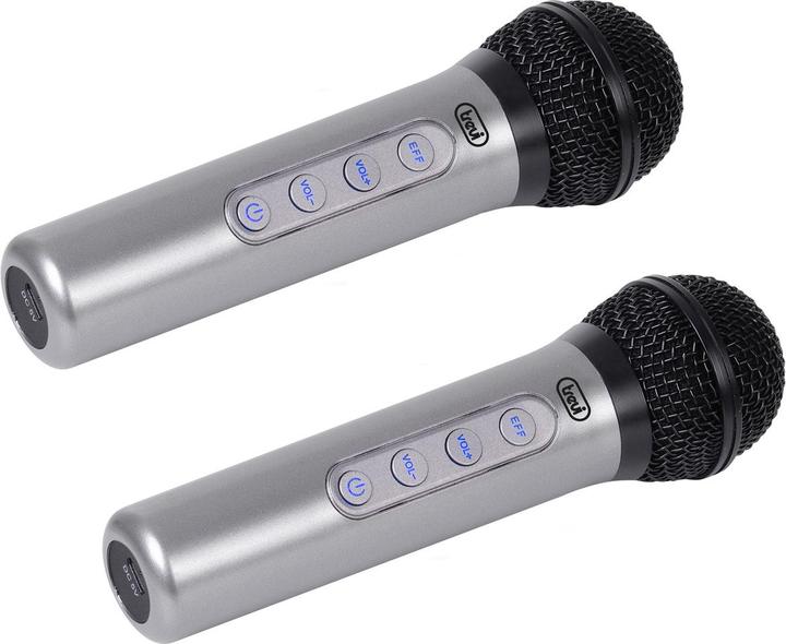 Trevi EM 415 R SET 2 MICROFONI WIRELESS 2.4G NERO