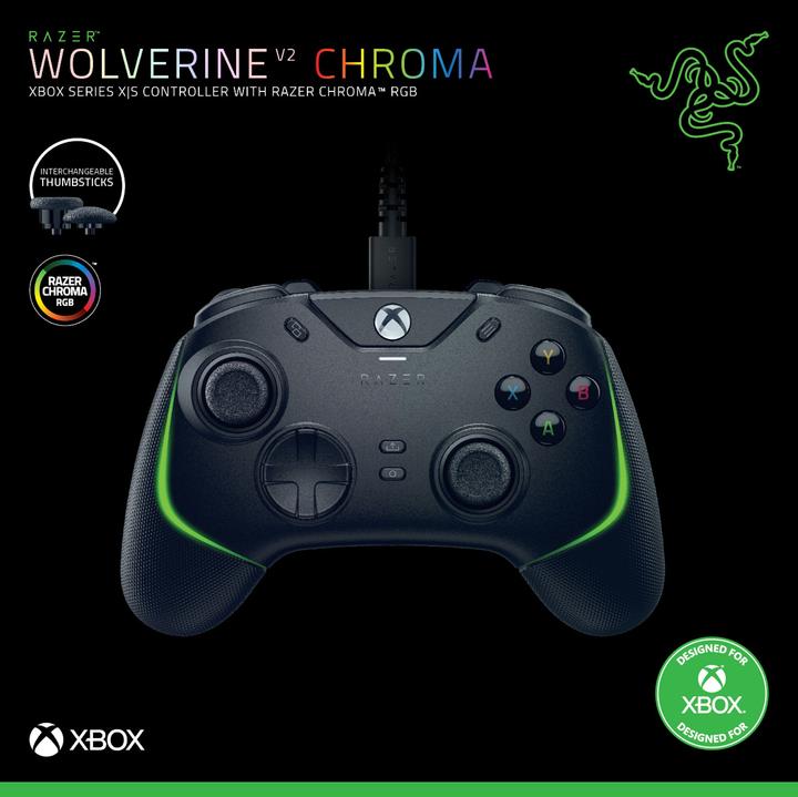 Image du produit Razer Wolverine V2 Chroma (Xbox One S, Xbox Series S, PC, Xbox One X, Xbox Series X)