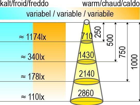 Produktbild L&S LED Ein-/Anbauleuchten Emotion Moonlight 12 V (176 lm)