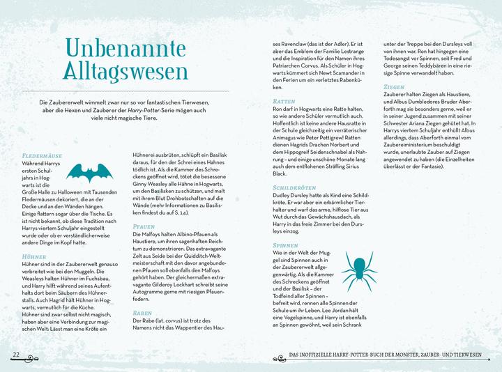 Produktbild Das inoffizielle Harry-Potter-Buch der Monster, Zauber- und Tierwesen (Deutsch, Millicent Shacklebolt, 2021)