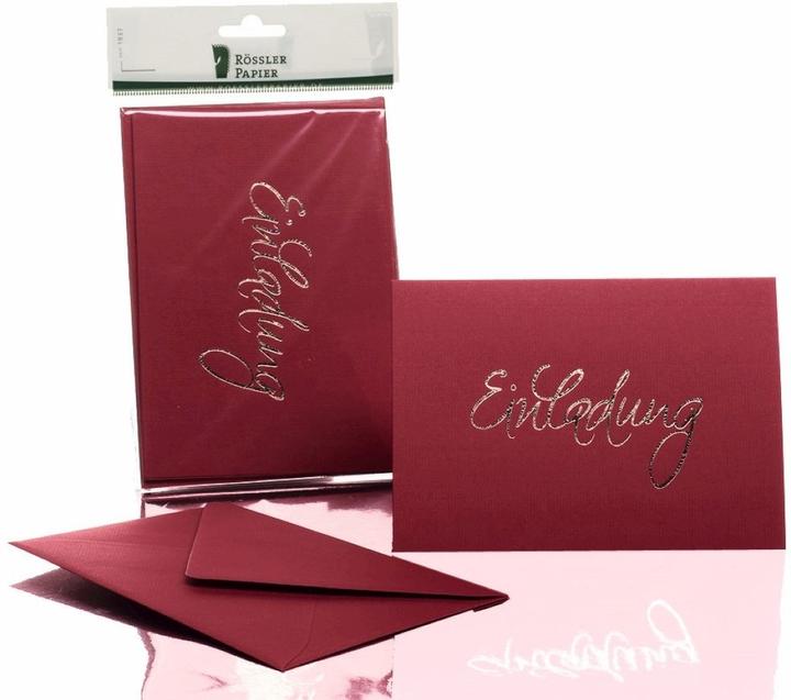 Produktbild Rössler Karte Einladung Allgemein rosso (1 Stk.)