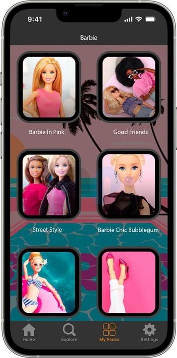 Produktbild Moby Fox Barbie Smartwatch-Armband Pink Classic (22 mm, Edelstahl, Silikon)