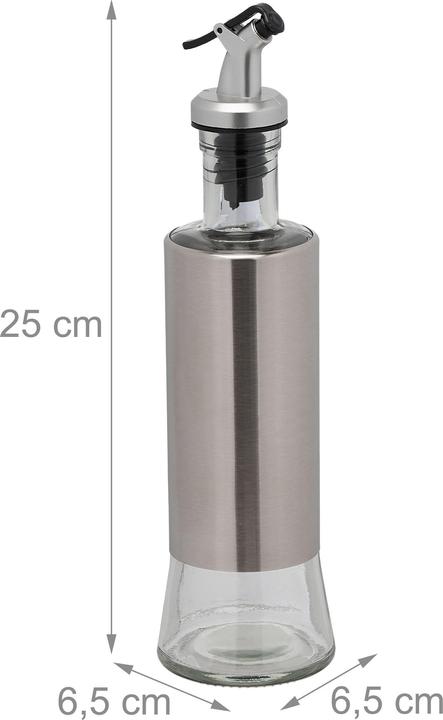 Actual product image Relaxdays 4x vinegar-oil dispenser (300 ml)