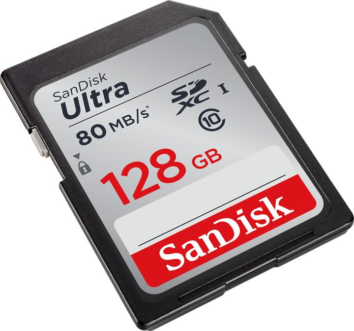 Produktbild SanDisk Ultra U1 (128 GB, SDXC, U1, UHS-I)