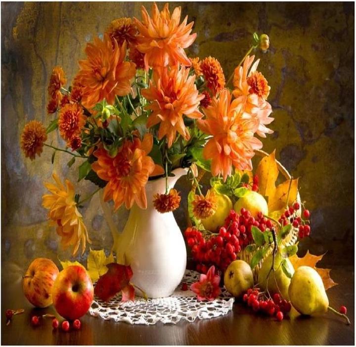 Immagine prodotto Enjoy Puzzle ENJOY-1233 - Natura morta con dalie arancioni, puzzle da 1000 pezzi (1000 pezzi)