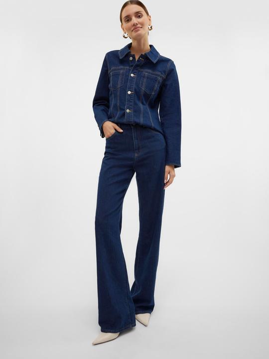 Image du produit Vero Moda VMTESSA Hohe Taille Weiter Beinschnitt Jeans Weit geschnitten (W30/L32)