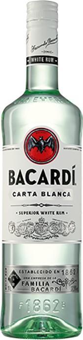 Bacardi Carta Blanca weisser Rum Bahamas, vegan