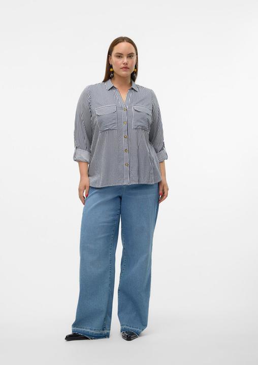 Image du produit Vero Moda Coupe normale Col chemise Manches courbes avec enveloppe Chemise (44)